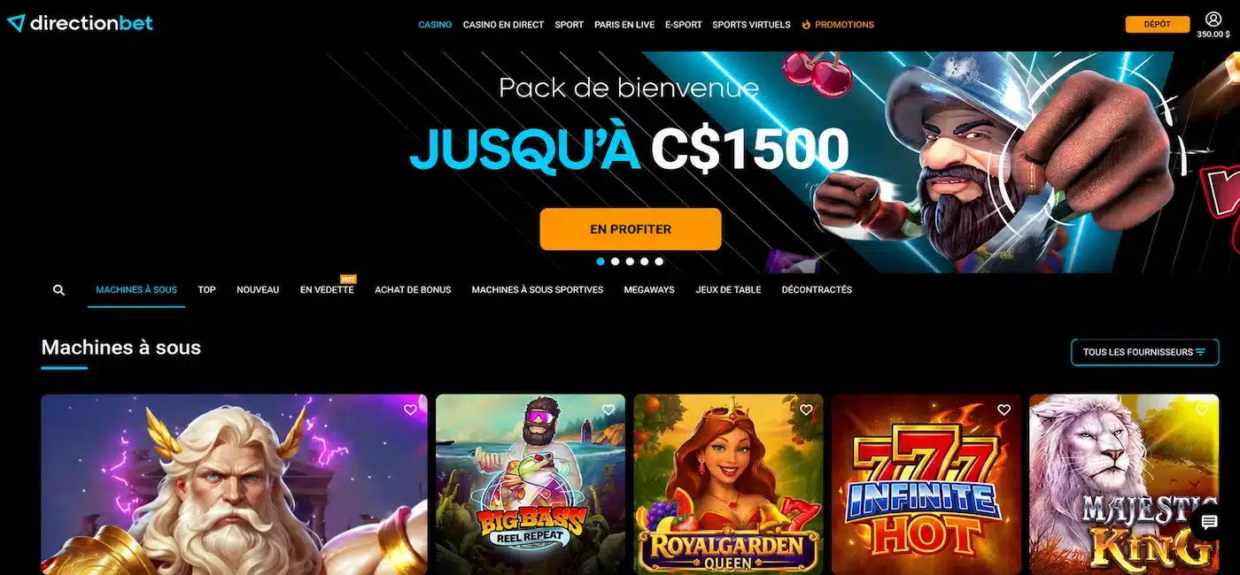 Directionbet online kasino